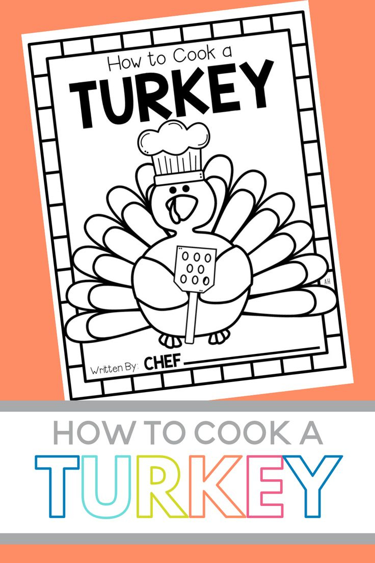 How To Cook A Turkey Preschool Activity throughout How to Cook a Turkey Preschool Printable