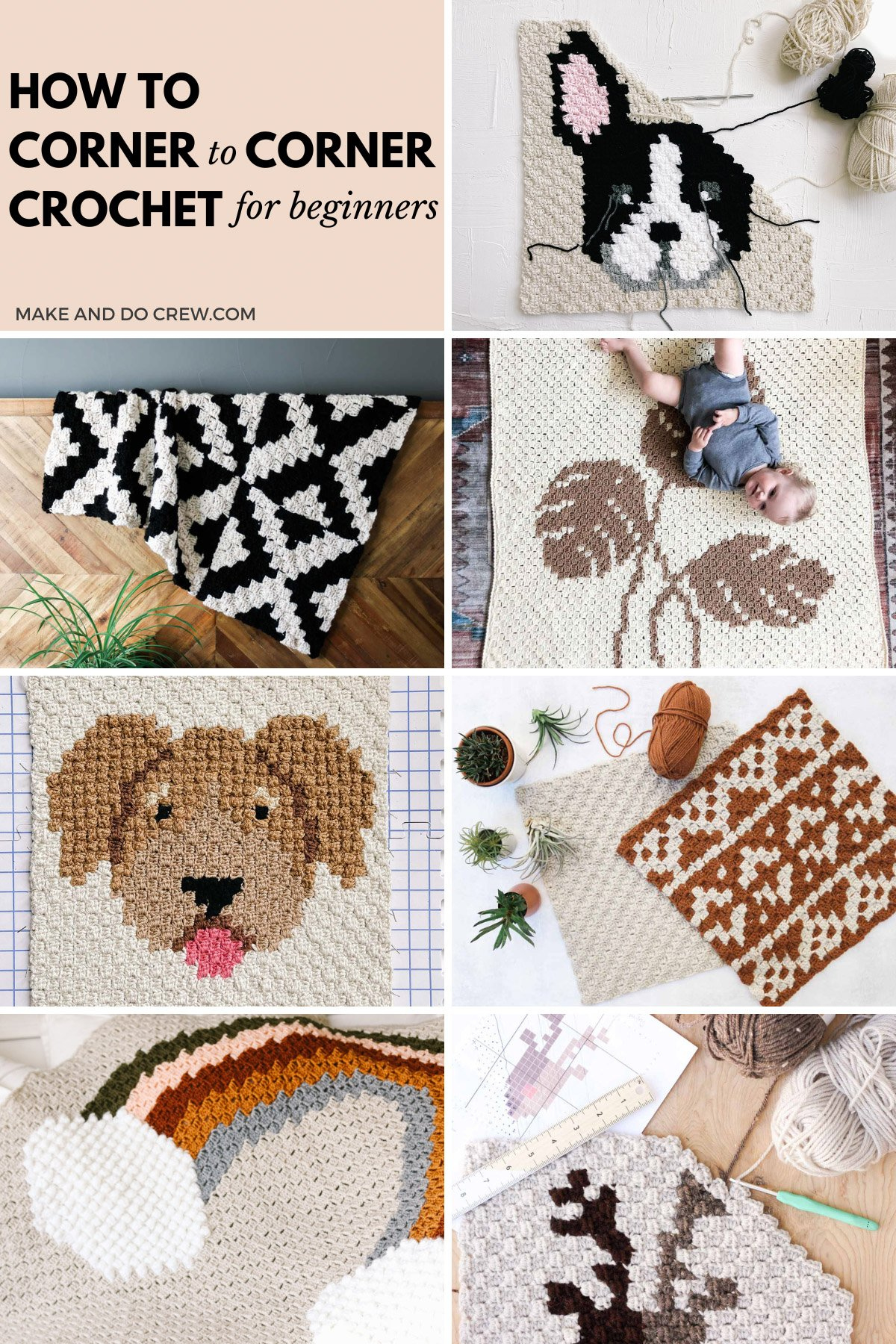 How To Corner To Corner Crochet (C2C) For Beginners + Patterns pertaining to Printable C2c Patterns Free