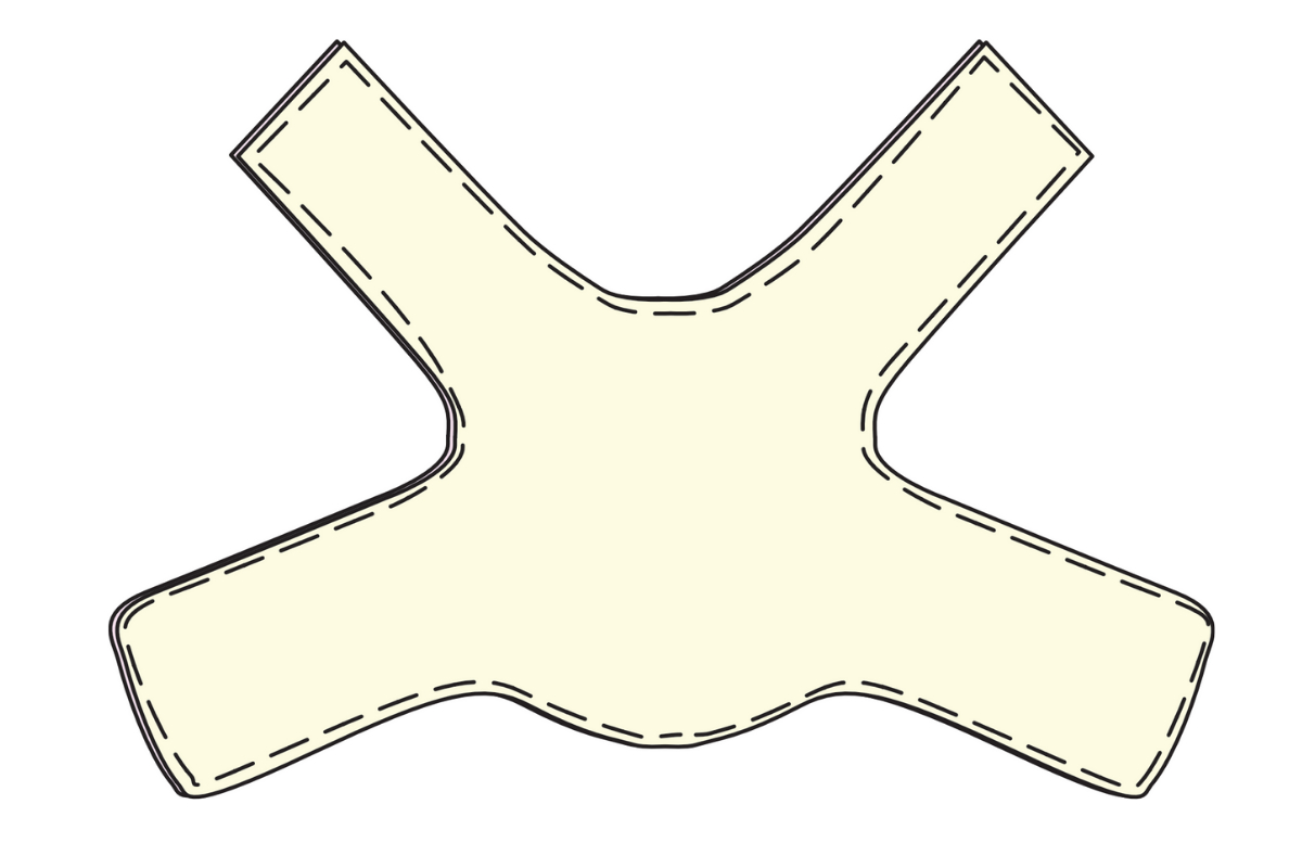 How To Create A Dog Harness, Part 2: Embroidery And Sewing - Weallsew with regard to Printable Free Dog Harness Pattern