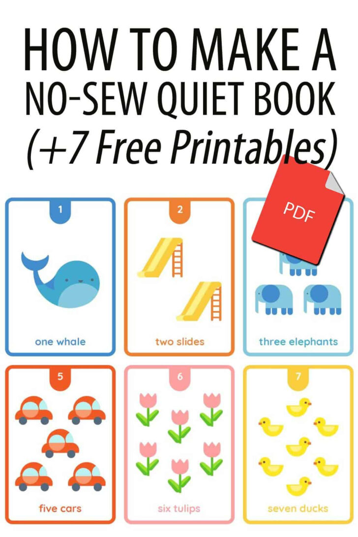 Educational Free Printable Quiet Book Templates