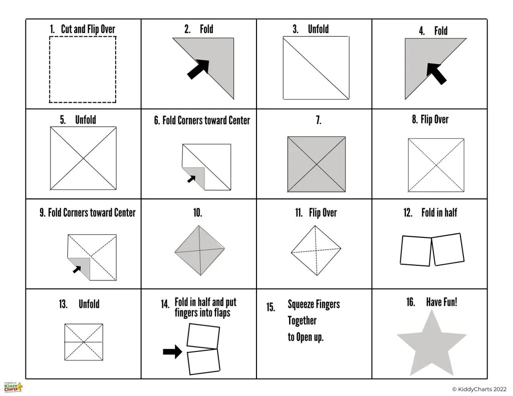 How To Make Cootie Catchers: Animal Template inside Free Printable Animal Cootie Catcher Template