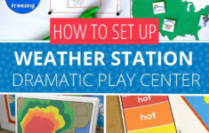 How To Set Up A Weather Station Dramatic Play Area with Weather Station Dramatic Play Free Printables