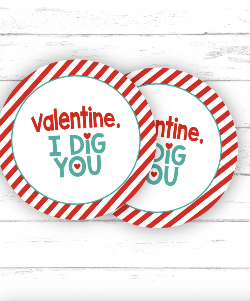 I Dig You Valentine | Nobiggie with regard to I Dig You Valentine Printable