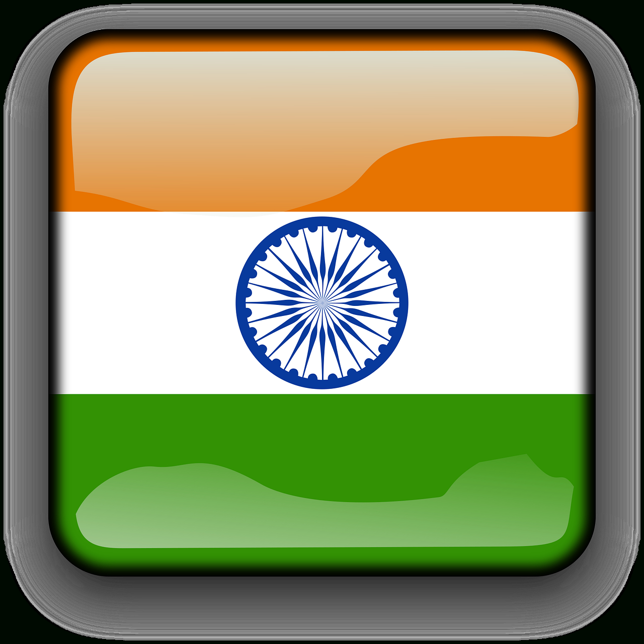 Indien Flagge Land - Kostenlose Vektorgrafik Auf Pixabay with Printable Flag Of India
