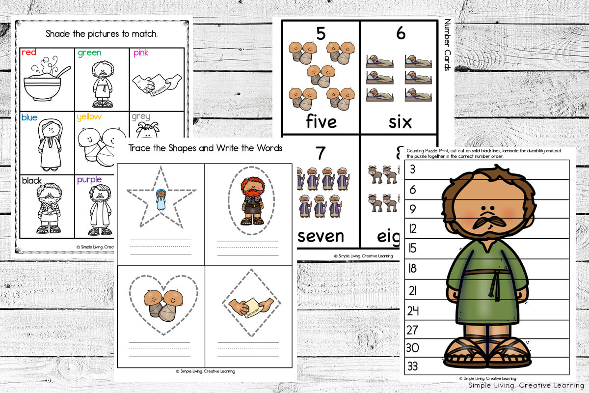 Jacob And Esau Printables - Simple Living. Creative Learning with regard to Jacob And Esau Free Printables