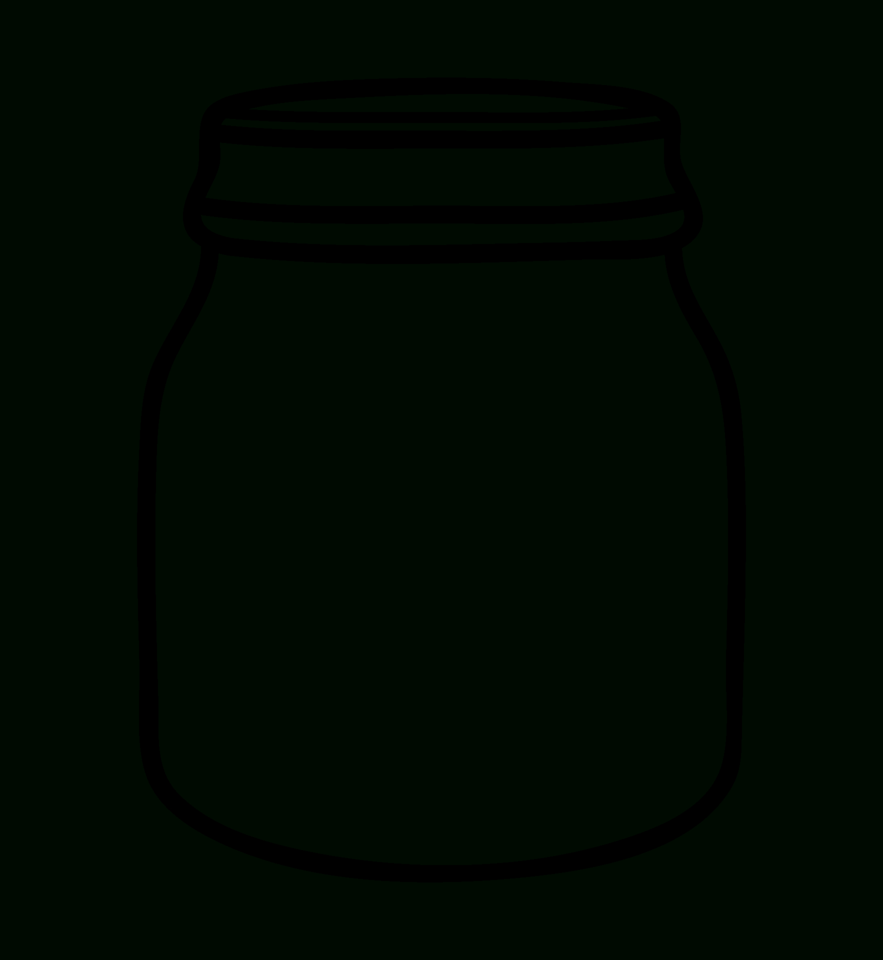 Jar Printable for Printable Mason Jar Template