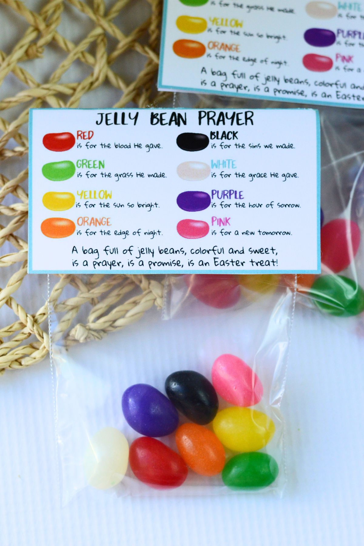 Jelly Bean Prayer Printable | Easy Diy Easter Treat pertaining to Free Printable Jelly Bean Prayer
