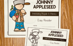 Johnny Appleseed Easy Reader & Activities – Simply Kinder Plus intended for Johnny Appleseed Printable Story