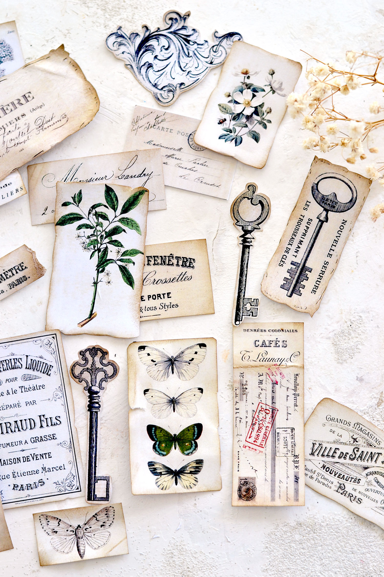 Junk Journal Pockets: (Free Printables!) - The Graphics Fairy in Antique Free Junk Journal Vintage Printables