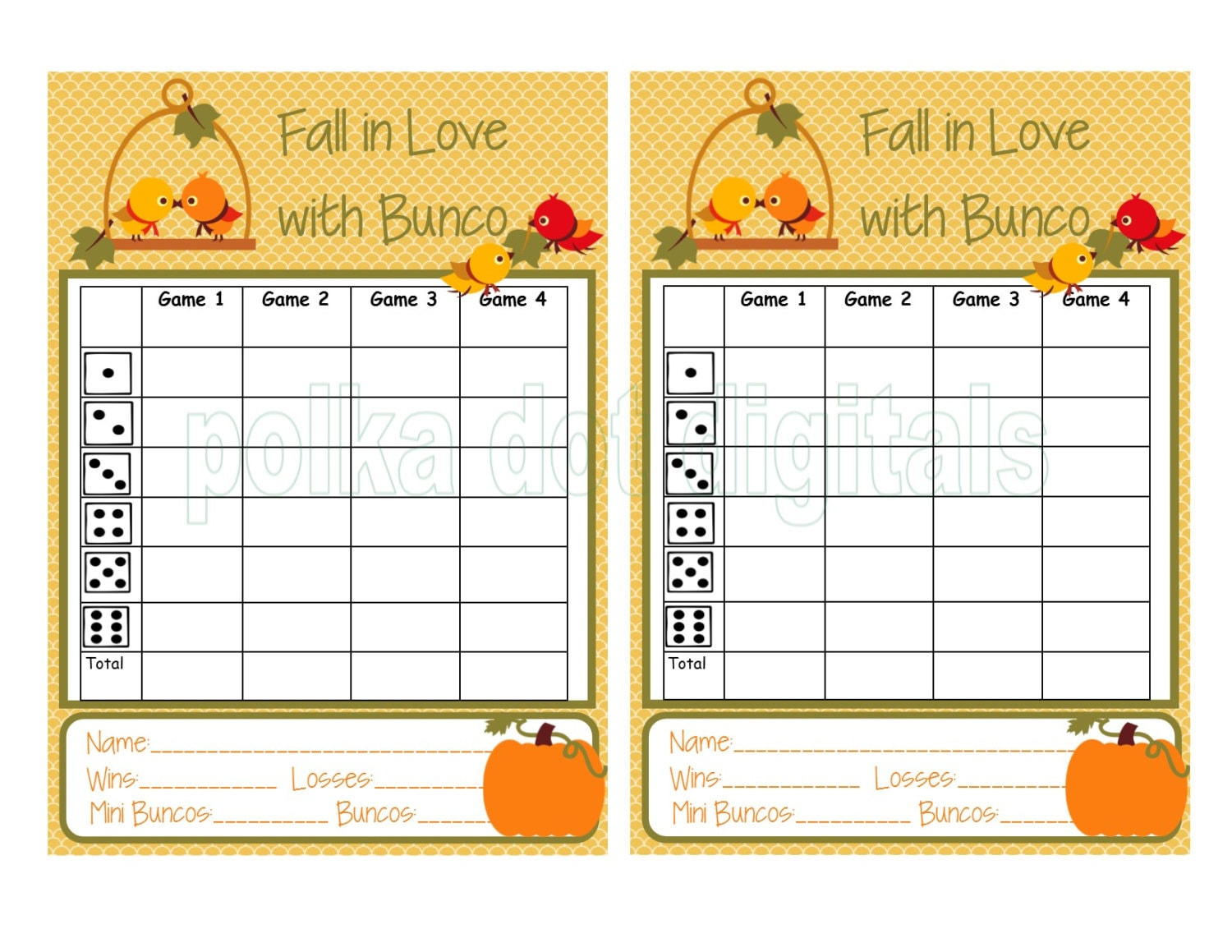 Kaufen Sie 2 Und Erhalten Sie 1 Gratis Komplettset Fall In Love inside Free Printable Bunco Score Sheets Fall