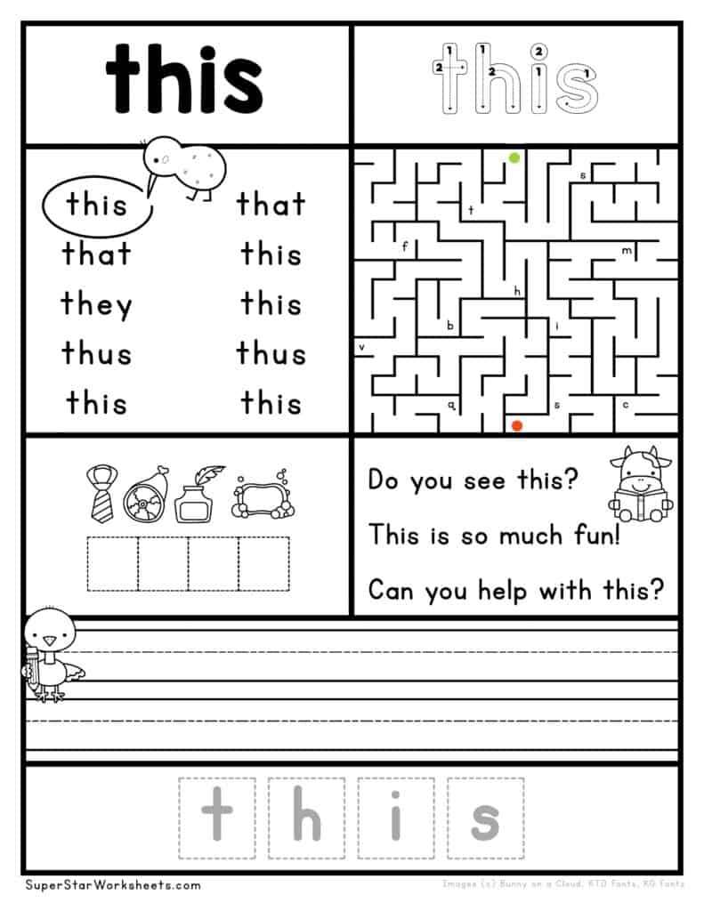 Kindergarten Worksheets - Superstar Worksheets regarding Printable Kindergarten English Worksheets