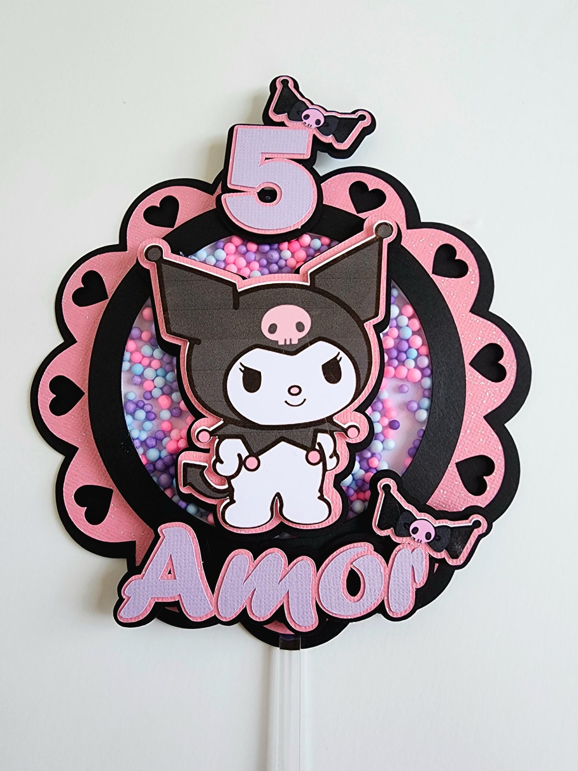 Kuromi Birthday Kuromi Cake Topper Kuromi Party Kuromi Cupcake for Kuromi Cake Topper Printable