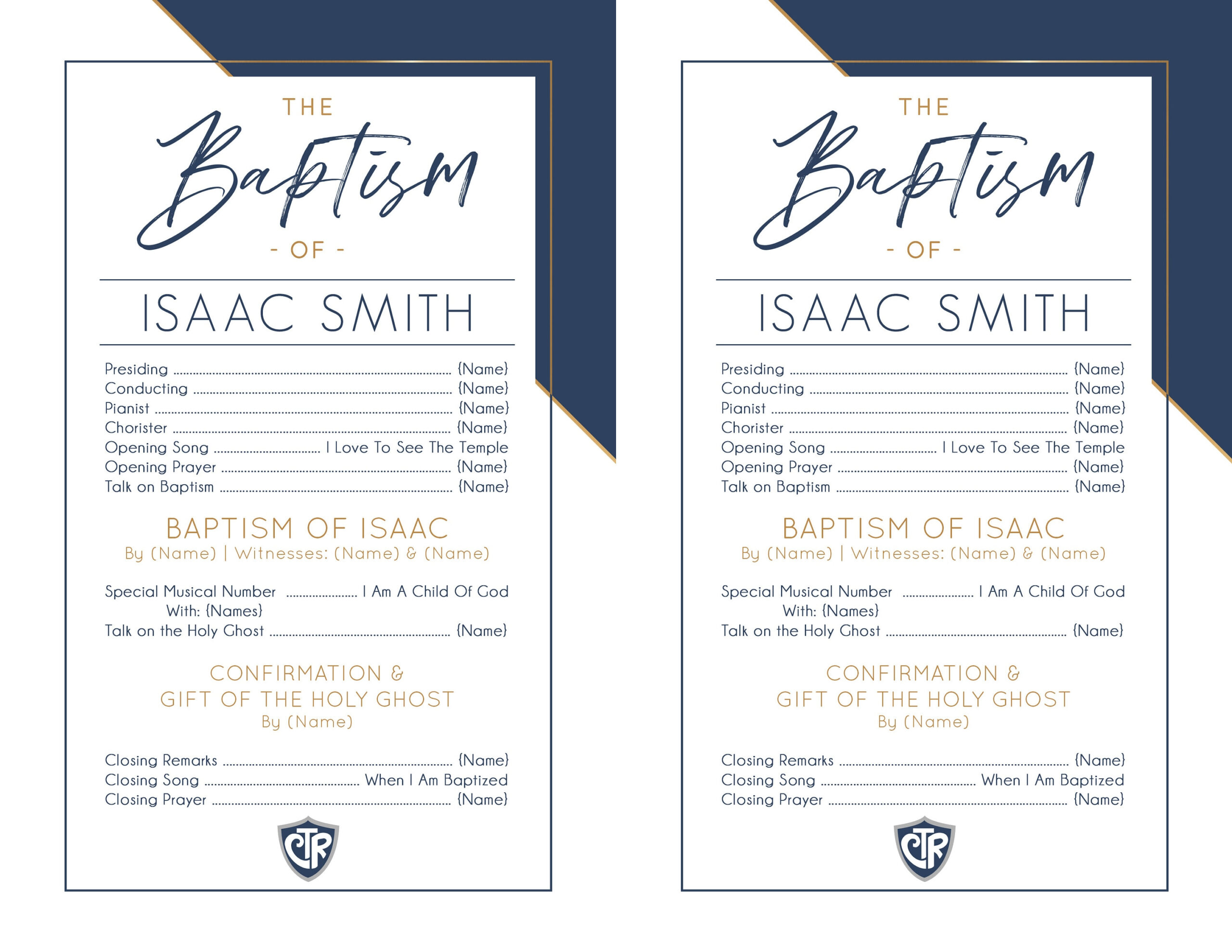 Lds Baptism Program Boy Baptism Program Lds Baptism Program Template with regard to Free Lds Baptism Printables