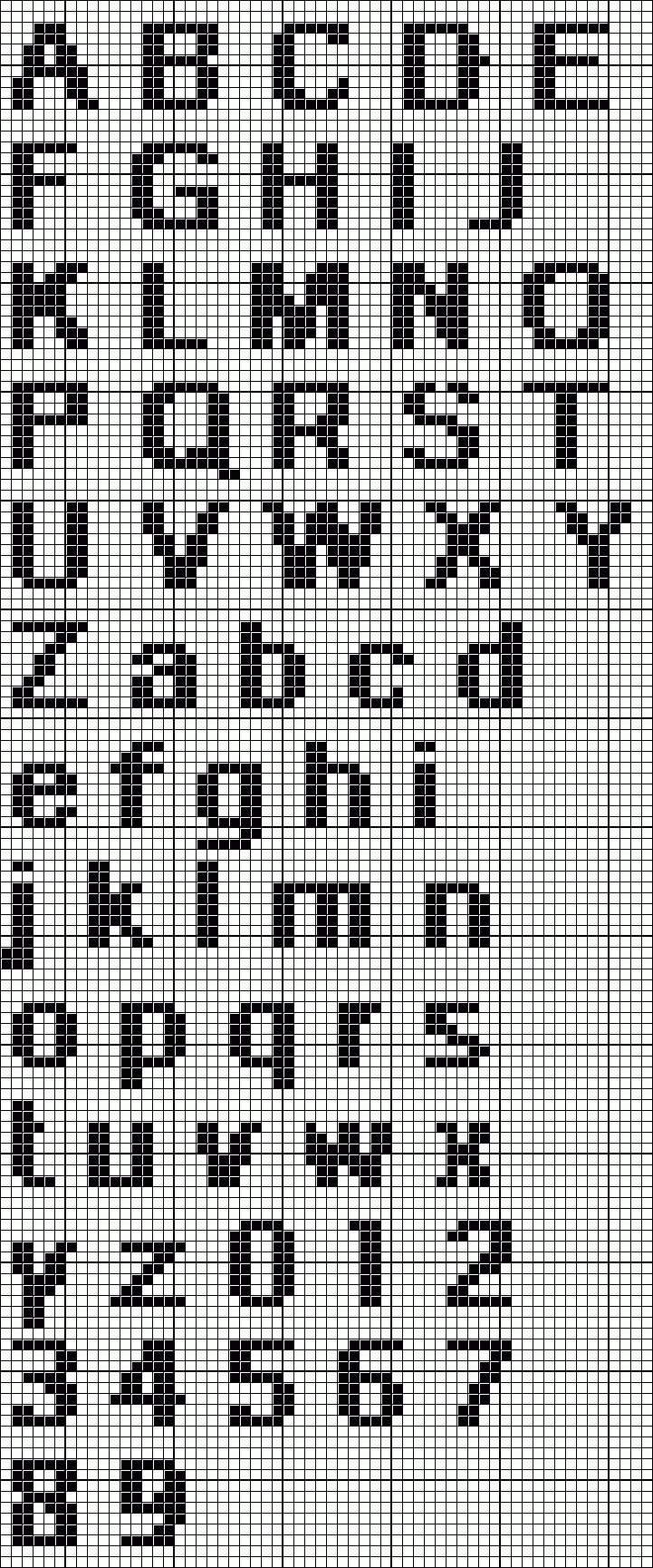 Left Col Here with Cross Stitch Alphabet Patterns Free Printable