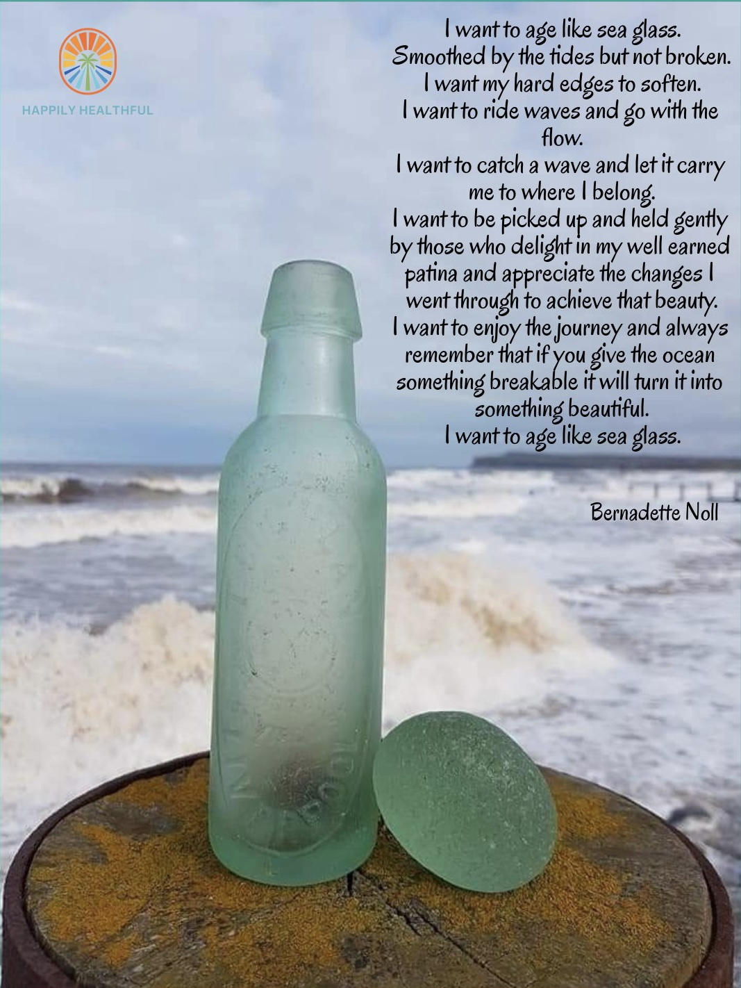 Lessonsthe Sea – Happily Healthful intended for I Want To Age Like Sea Glass Printable