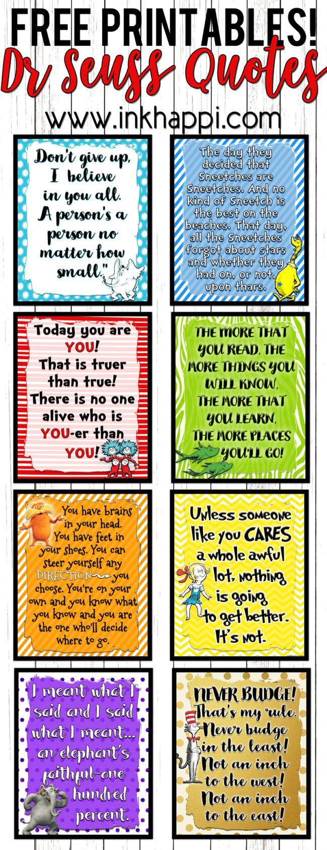 Lets Celebrate A Birthday With These Dr Seuss Printables! - Inkhappi pertaining to Free Dr Seuss Printable Quotes