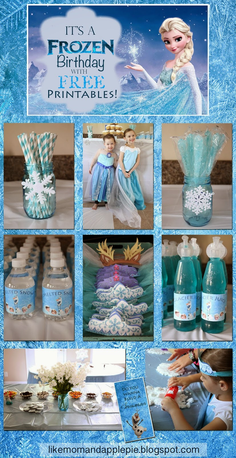 Like Mom And Apple Pie: Frozen Birthday Party And Free Printables! inside Frozen Birthday Printables Free
