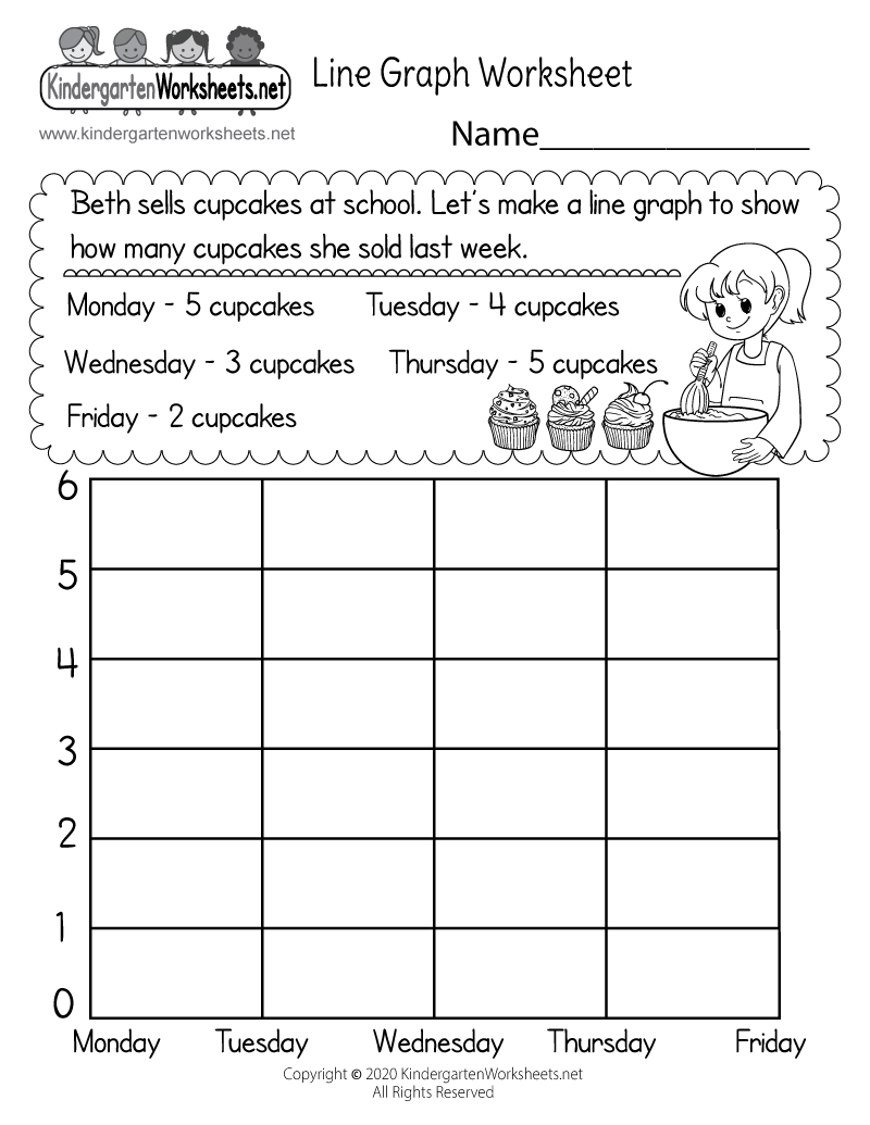 Line Graph Worksheet - Free Printable, Digital, &amp;amp; Pdf for Printable Kindergarten Graphs Worksheets