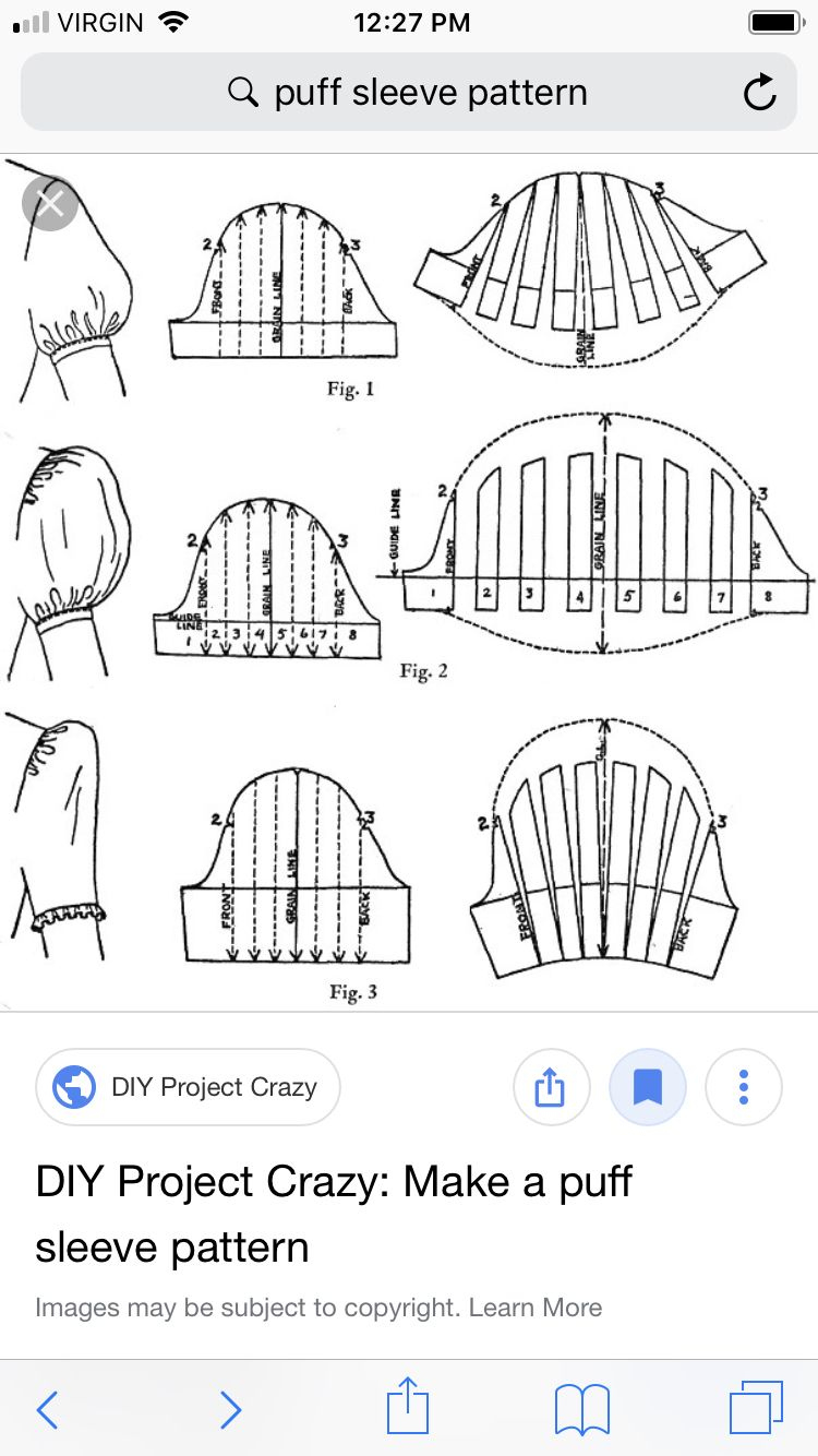 Links To Patterns For Puffy Princess Sleeves? : R/Sewhelp inside Printable Puff Sleeve Pattern Free