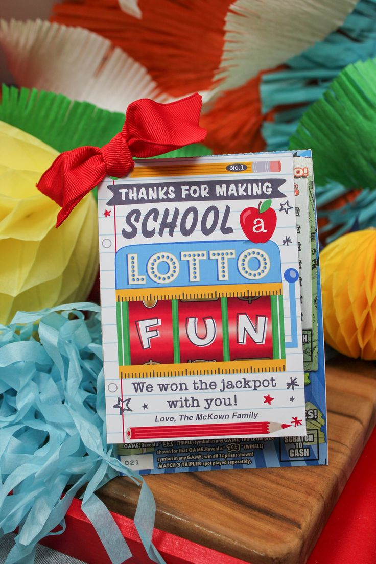 Lottery Ticket Teacher Gift Printable, Scratch Off Lottery Ticket in Lotto Teacher Appreciation Printable Free