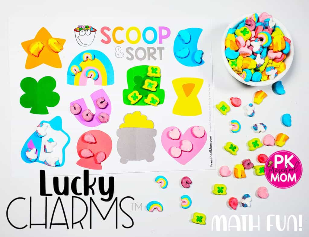 Lucky Charms Math Printables - Preschool Mom intended for Free Lucky Charms Graphing Printable