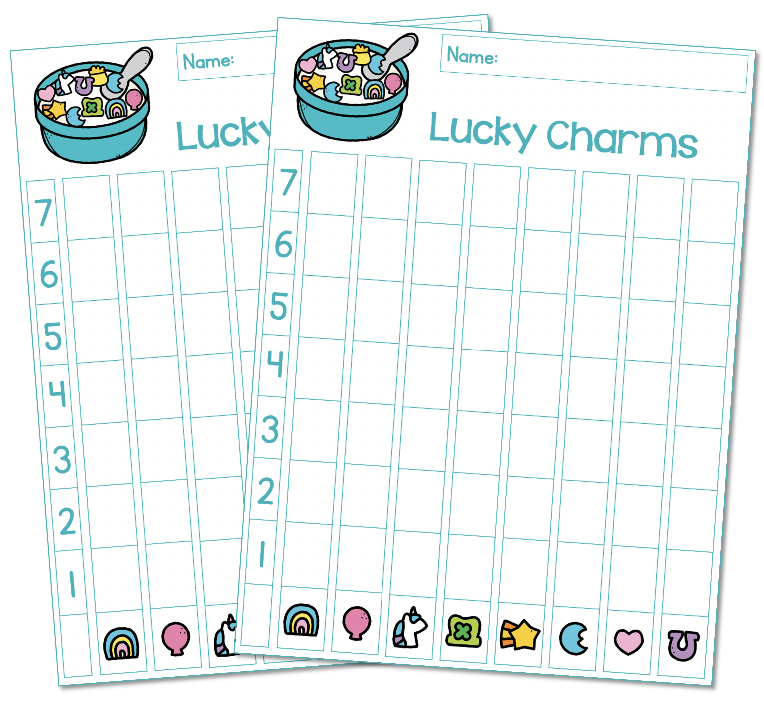 Lucky Charms Preschool Activities - Ms. Stephanie&amp;#039;S Preschool inside Free Lucky Charms Graphing Printable