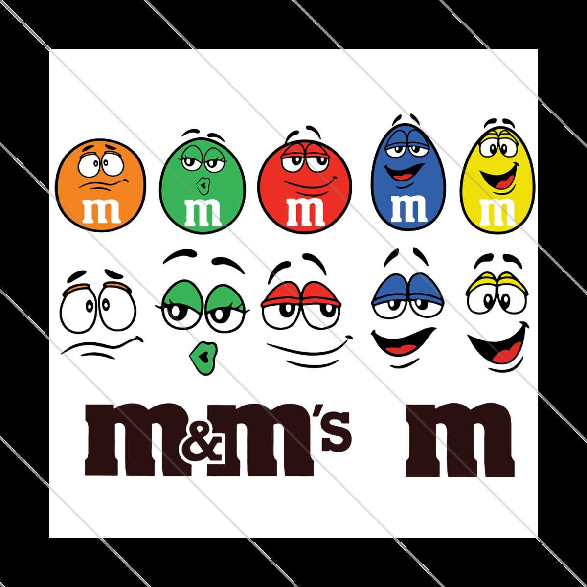 M And M Face Svgs For Fun Designs | Inspire Uplift regarding Printable M M Faces Svg Free