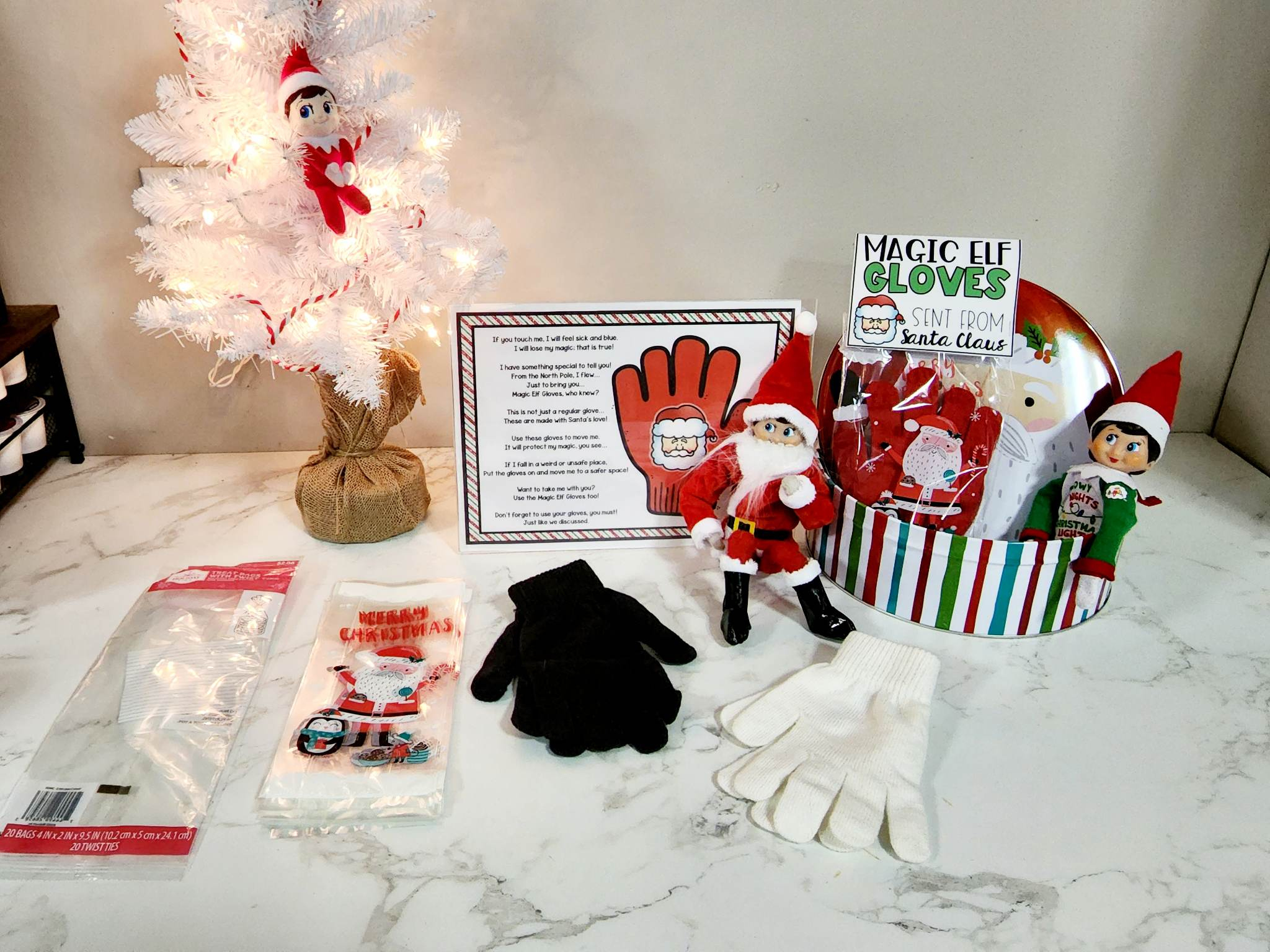 Magic Elf Gloves Printable Poster And Labels Freebie – Elf Day 10 inside Magic Elf Glove Printable
