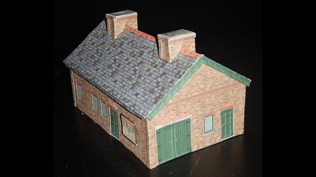 Make Your Own Free Model Engineering Shed Offices Ho Scale. regarding Free Printable Ho Scale Buildings