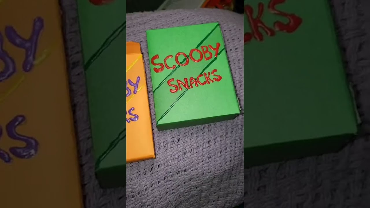 Making Scooby Snack Boxes - Youtube in Printable Scooby Snacks Box