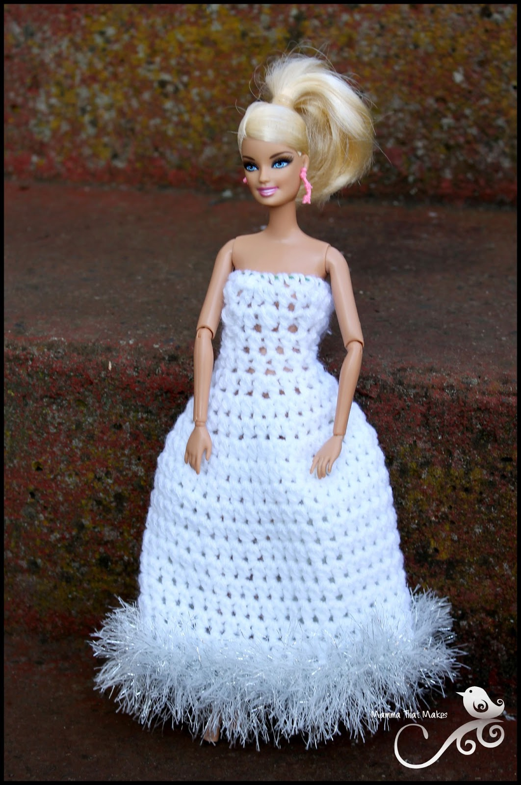 Mamma That Makes: Barbie Month .13 - Ball Gown V1. with Printable Barbie Crochet Ball Gown Patterns Free