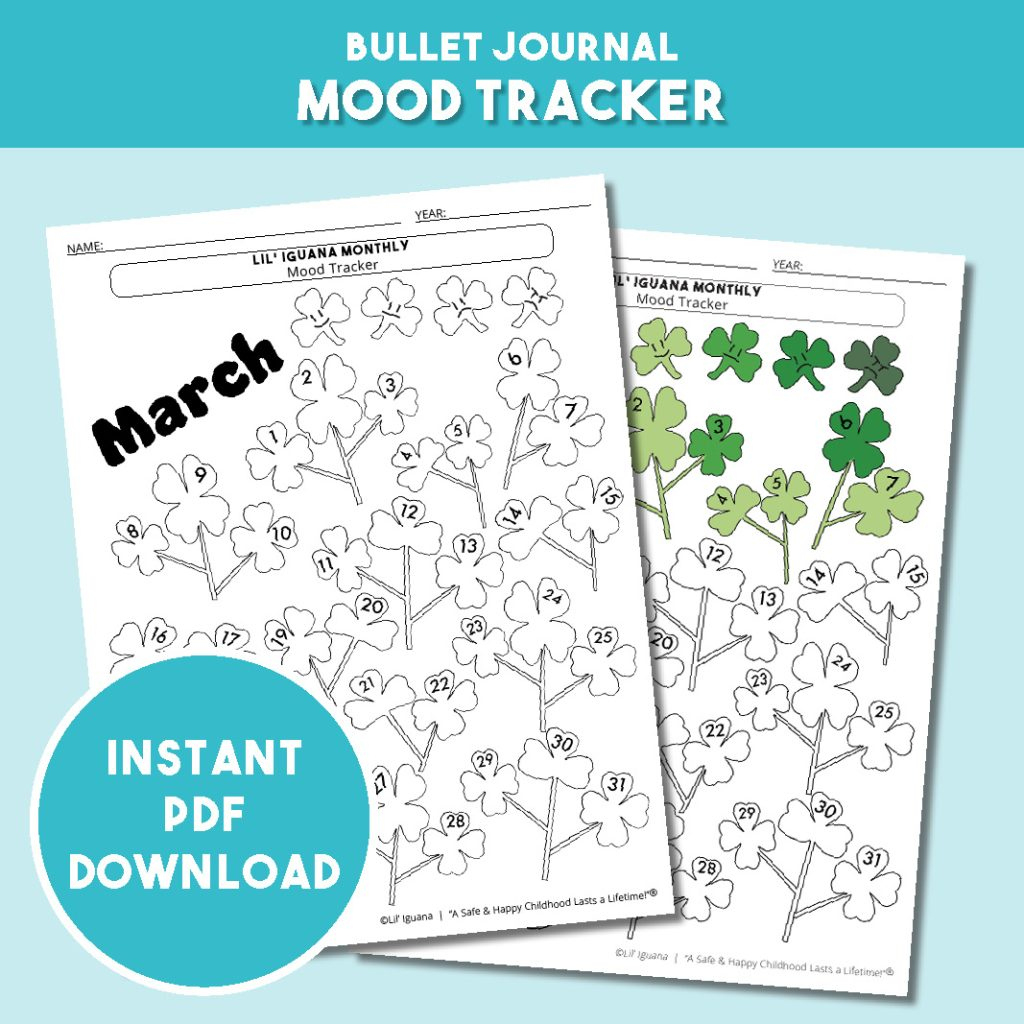 March – Mood Tracker pertaining to March Mood Tracker Printable