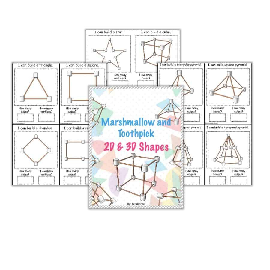 Marshmallow And Toothpick 2D with regard to Free Printable Marshmallow and Toothpick Geometry Cards