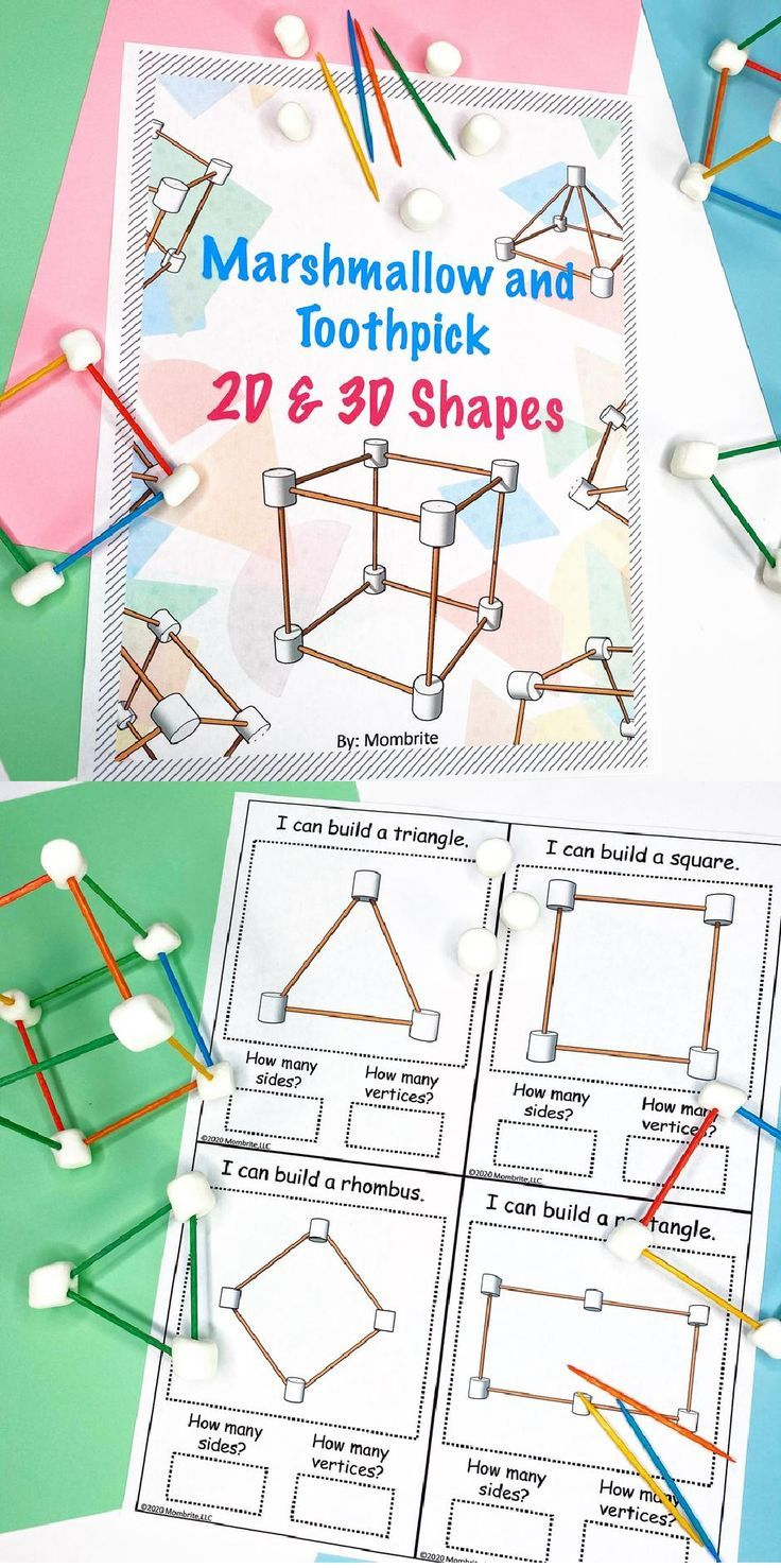 Marshmallow &amp;amp; Toothpick Geometry Cards pertaining to Free Printable Marshmallow And Toothpick Geometry Cards