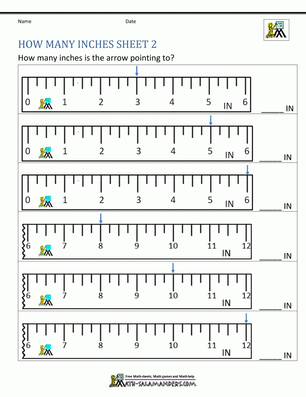 Measuring Length Worksheets in Measuring Length With a Ruler Worksheet