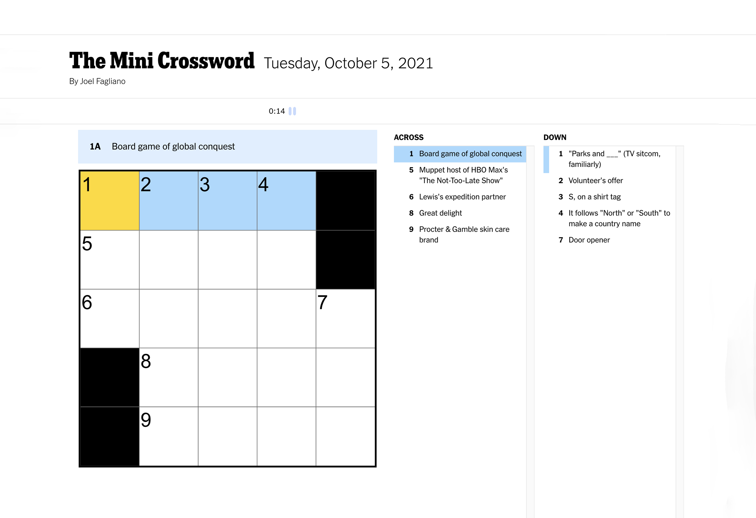 Meet The Mini, The Little Puzzle That Helped Launch 930,000 with Nyt Mini Crossword Today Free Printable