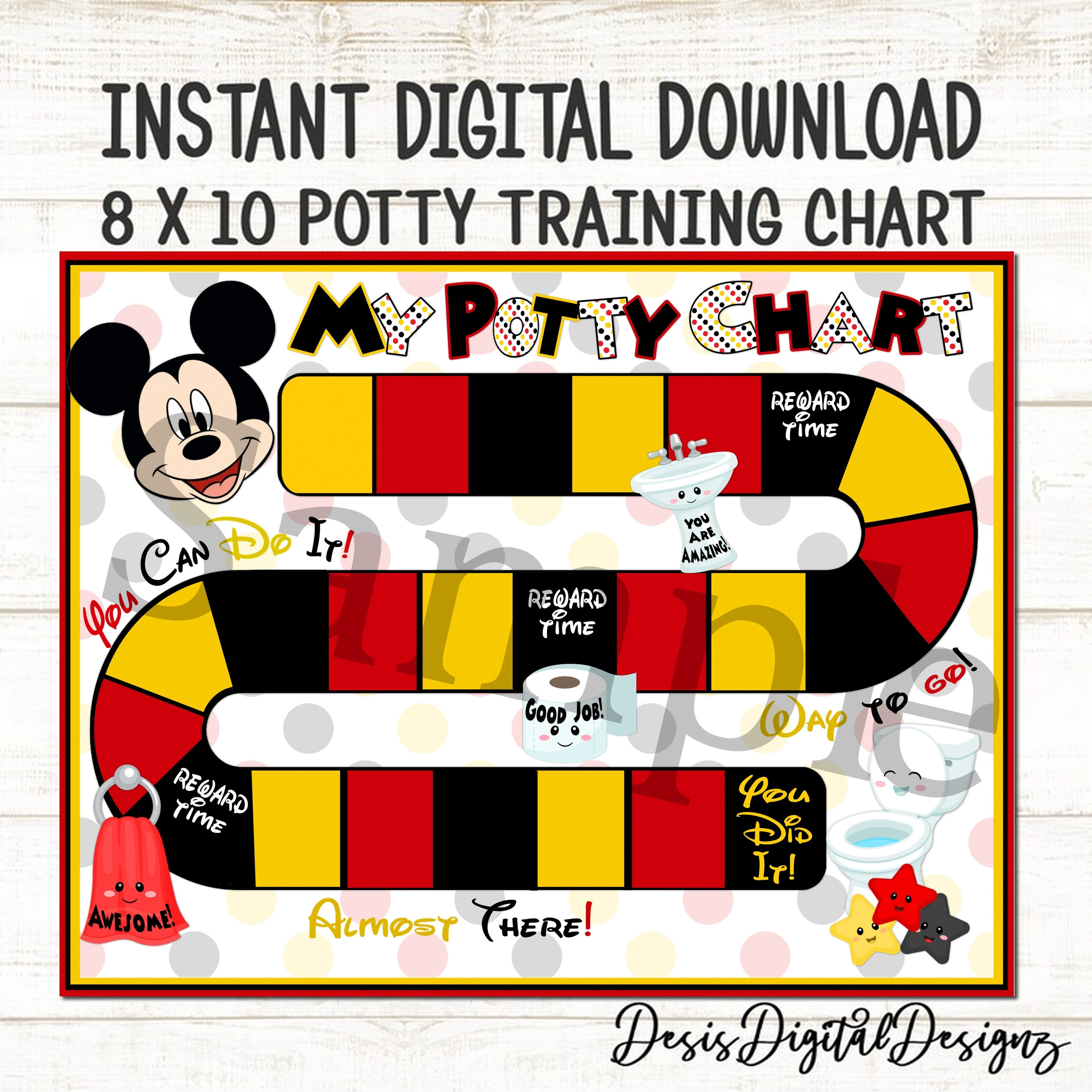 Mickey Mouse Potty Chart Mickey Mouse Potty Training Chart Reward within Free Printable Mickey Mouse Potty Training Chart