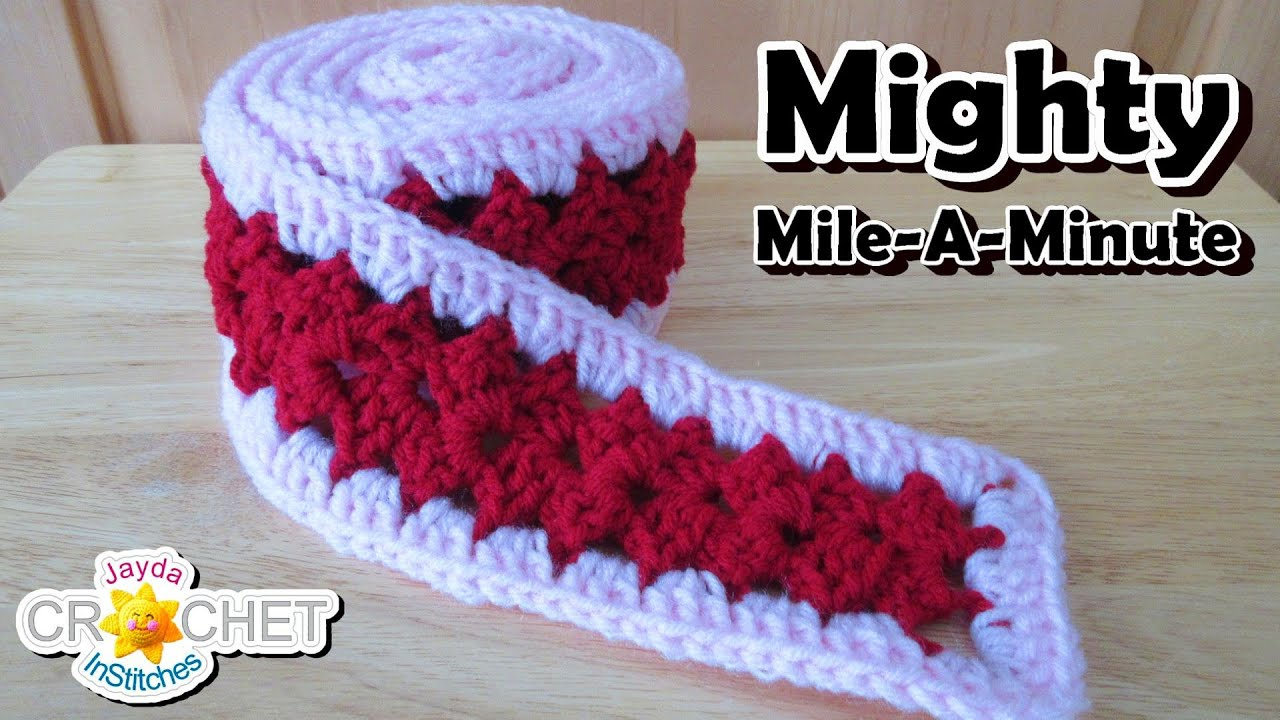 Mighty Mile-A-Minute Crochet Calendar Blanket - January 2021 - Split Shell Stitch with regard to Printable Mile A Minute Crochet Pattern Free