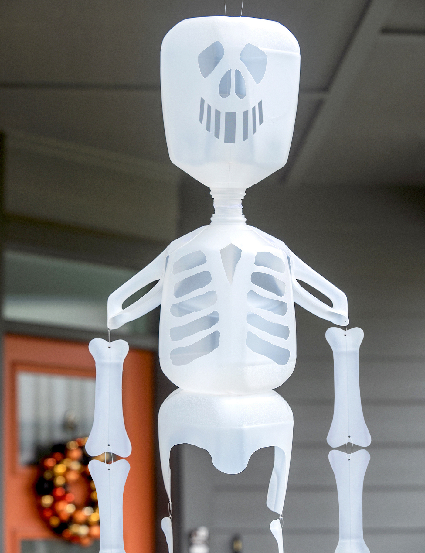 Milk Jug Skeleton For Halloween Decor - Diy Candy regarding Printable Milk Jug Skeleton Template