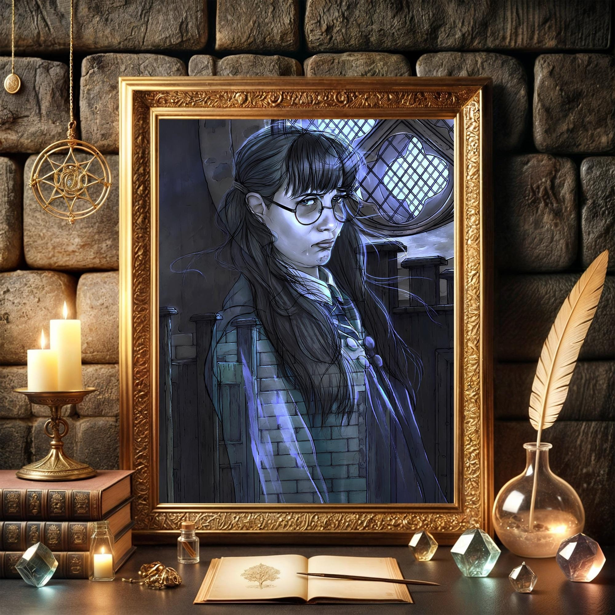 Moaning Myrtle Printable - Etsy regarding Free Printable Moaning Myrtle