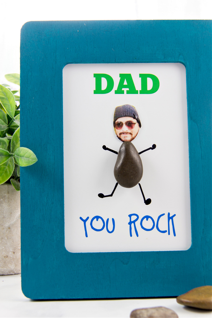 My Dad Rocks Printable And Craft - Make And Takes inside My Dad Rocks Free Printable