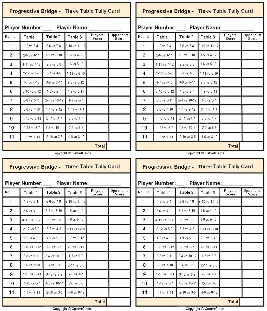 Mystery Hand Memory Sheet - Print throughout Free Printable Bridge Tallies For 3 Tables