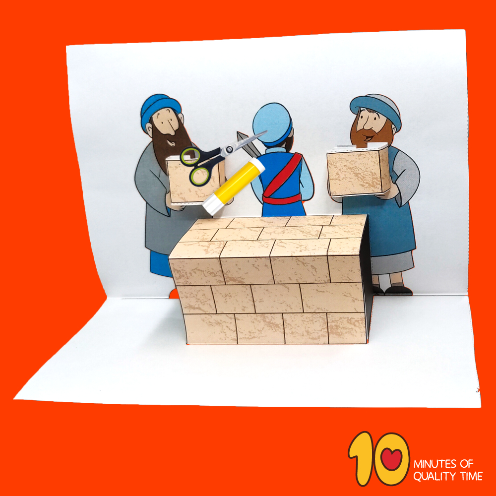 Nehemiah Bible Craft – 10 Minutes Of Quality Time pertaining to Printable Crafts Nehemiah Rebuilding Wall