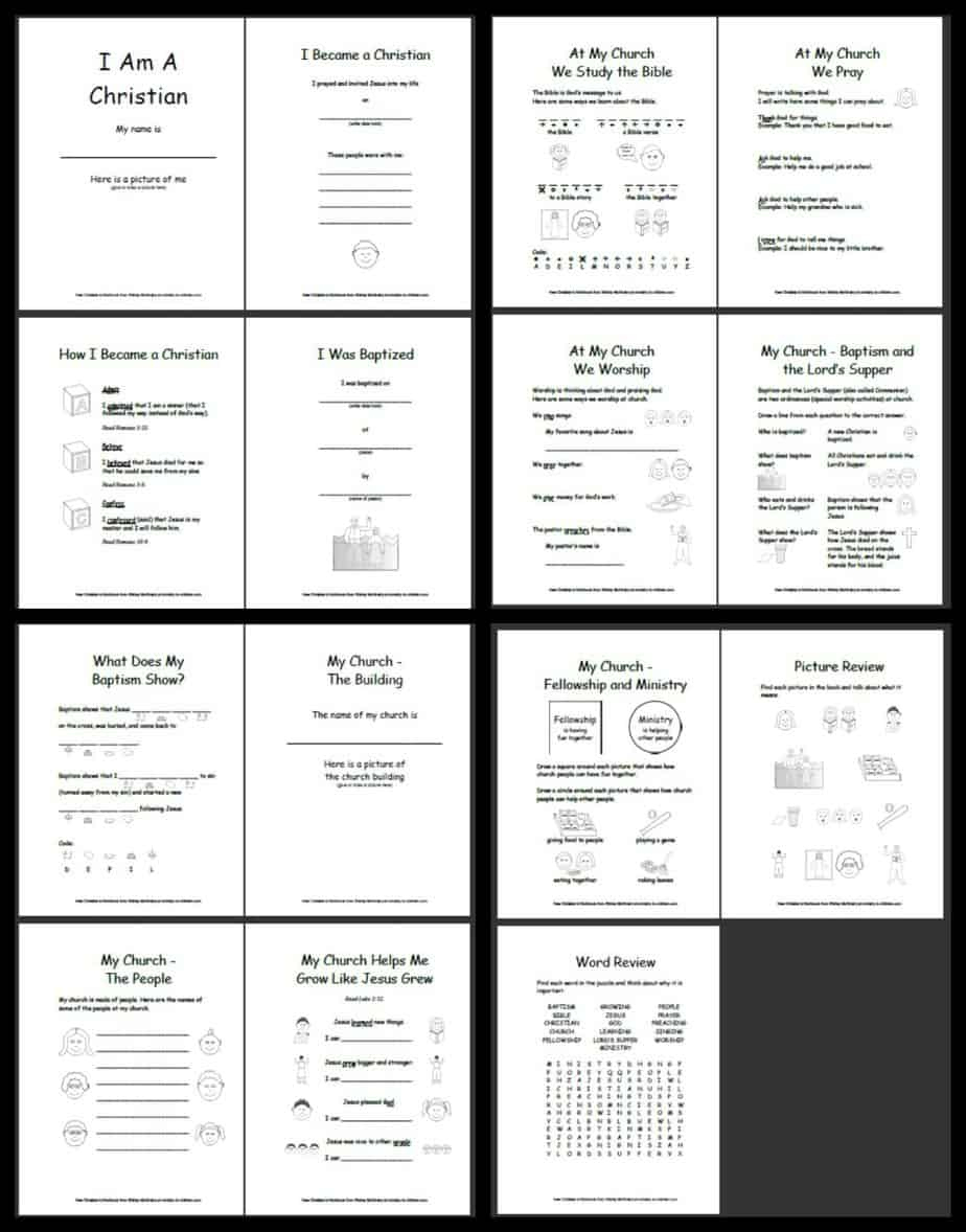 New Believers&amp;#039; Workbook For Kids - Download Pdf pertaining to Free Printable Bible Study Lessons For New Believers