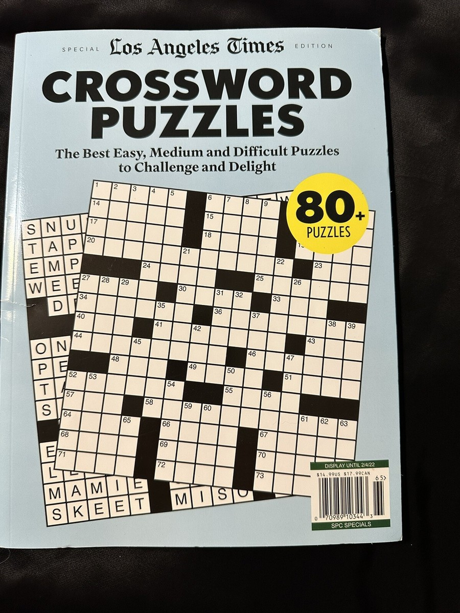 New Los Angeles Times Special Edition Crossword Puzzles Easy Med &amp;amp; Difficult with La Times Crossword Printable 2018