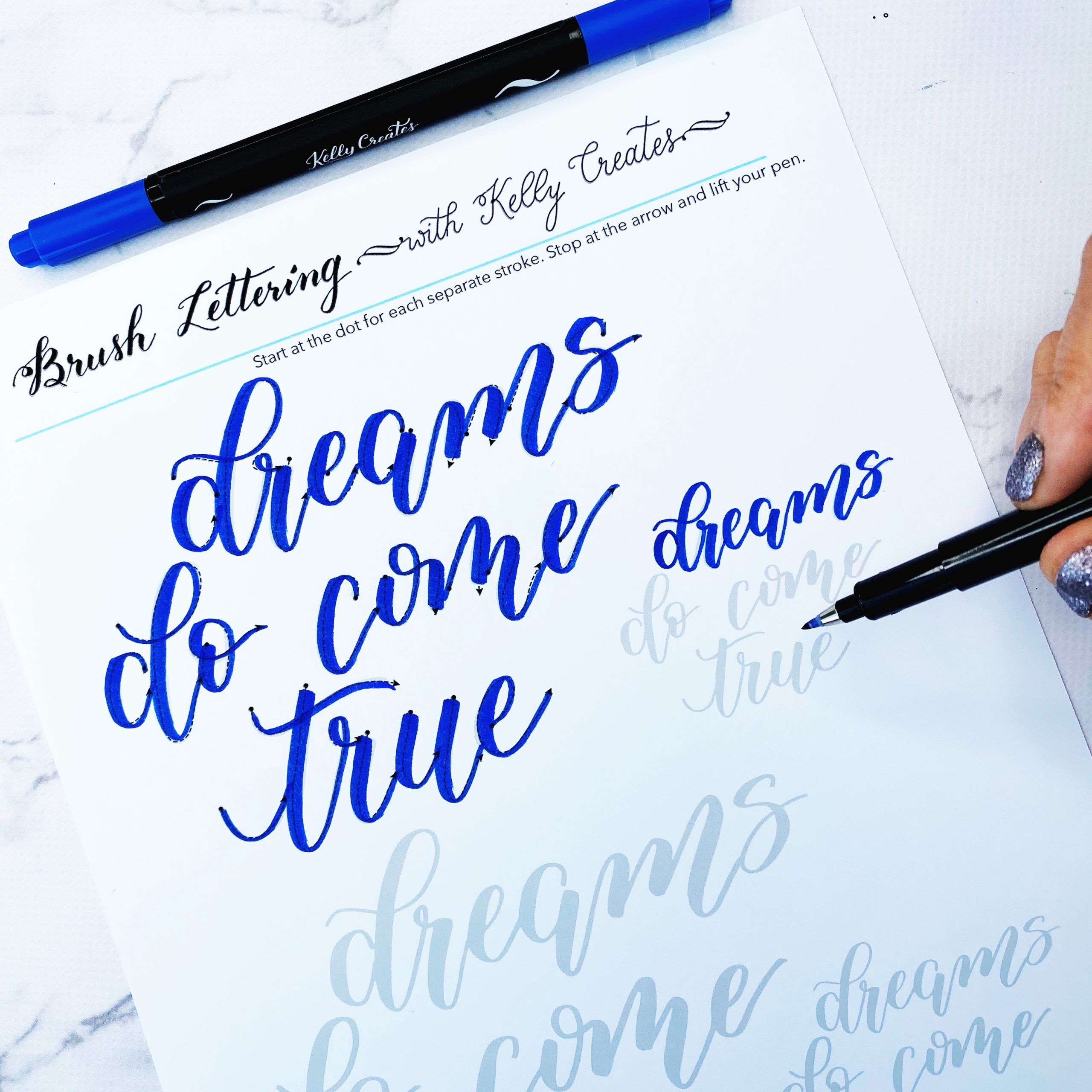 New Printable Bouncy Style Worksheets &amp;amp; Freebie! – Kelly Creates in Printable Bouncy Calligraphy Practice Sheets