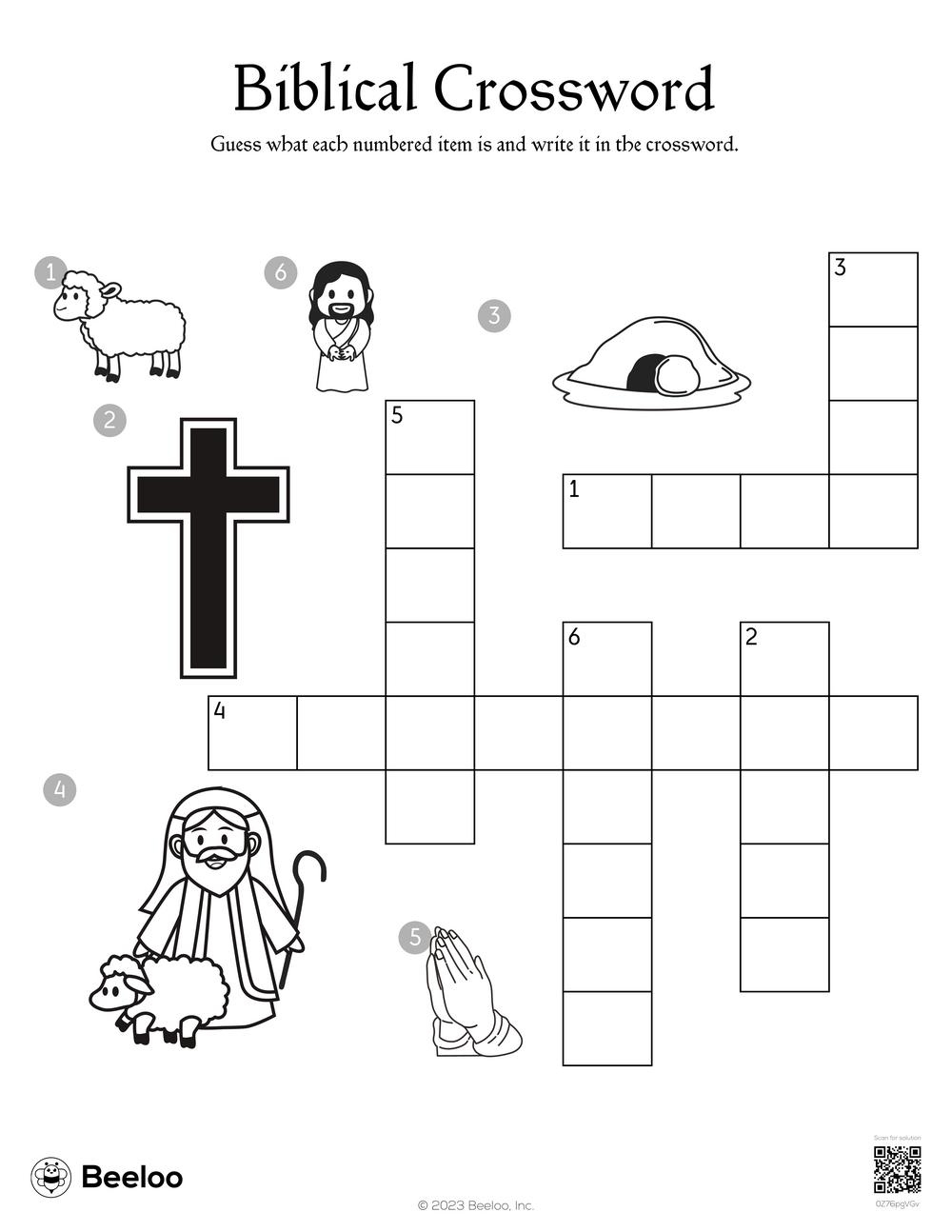 New Testament-Themed Crossword Puzzles • Beeloo Printable Crafts with regard to Children&amp;#039;S Bible Crosswords Printable