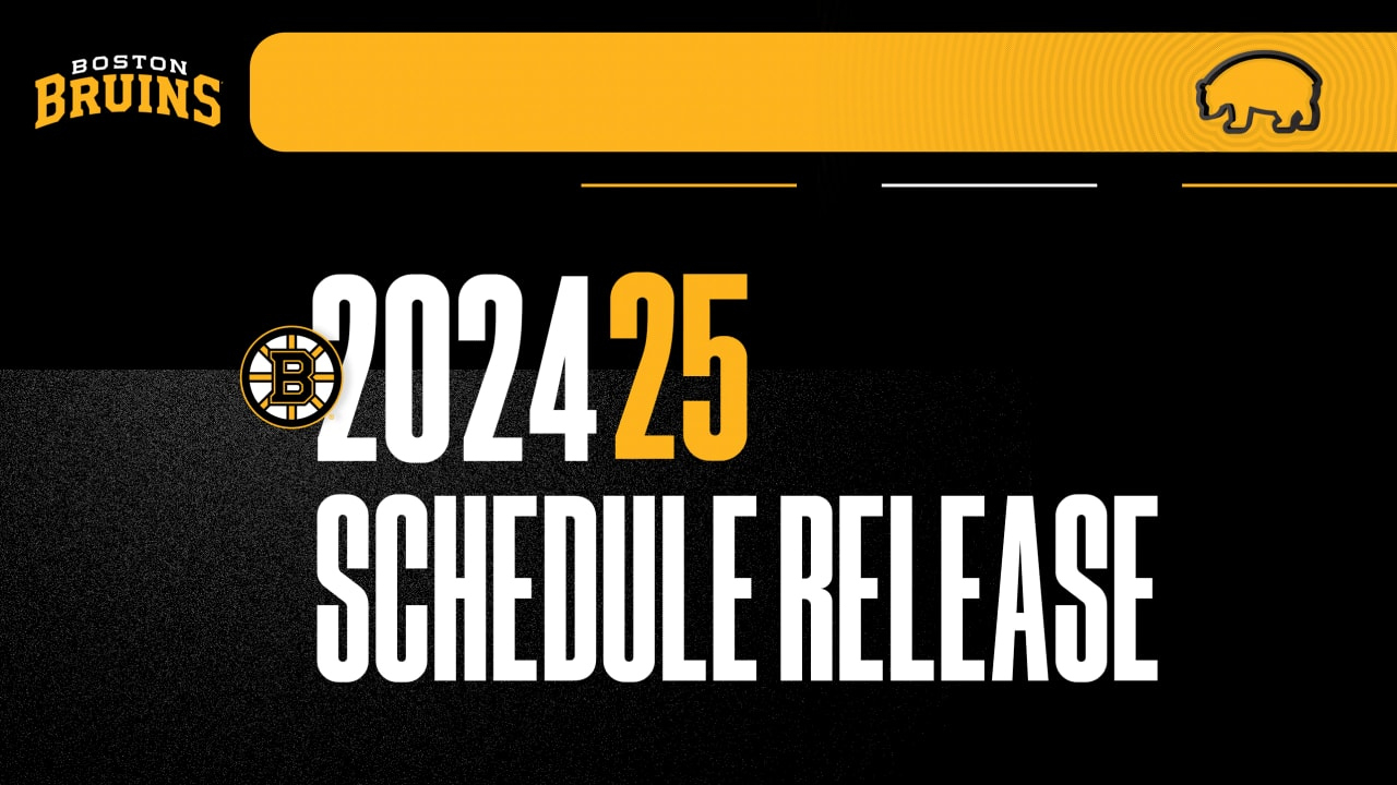 Nhl Announces Boston Bruins 2024-25 Regular Season Schedule throughout Boston Bruins Schedule 2025 24 Printable Free