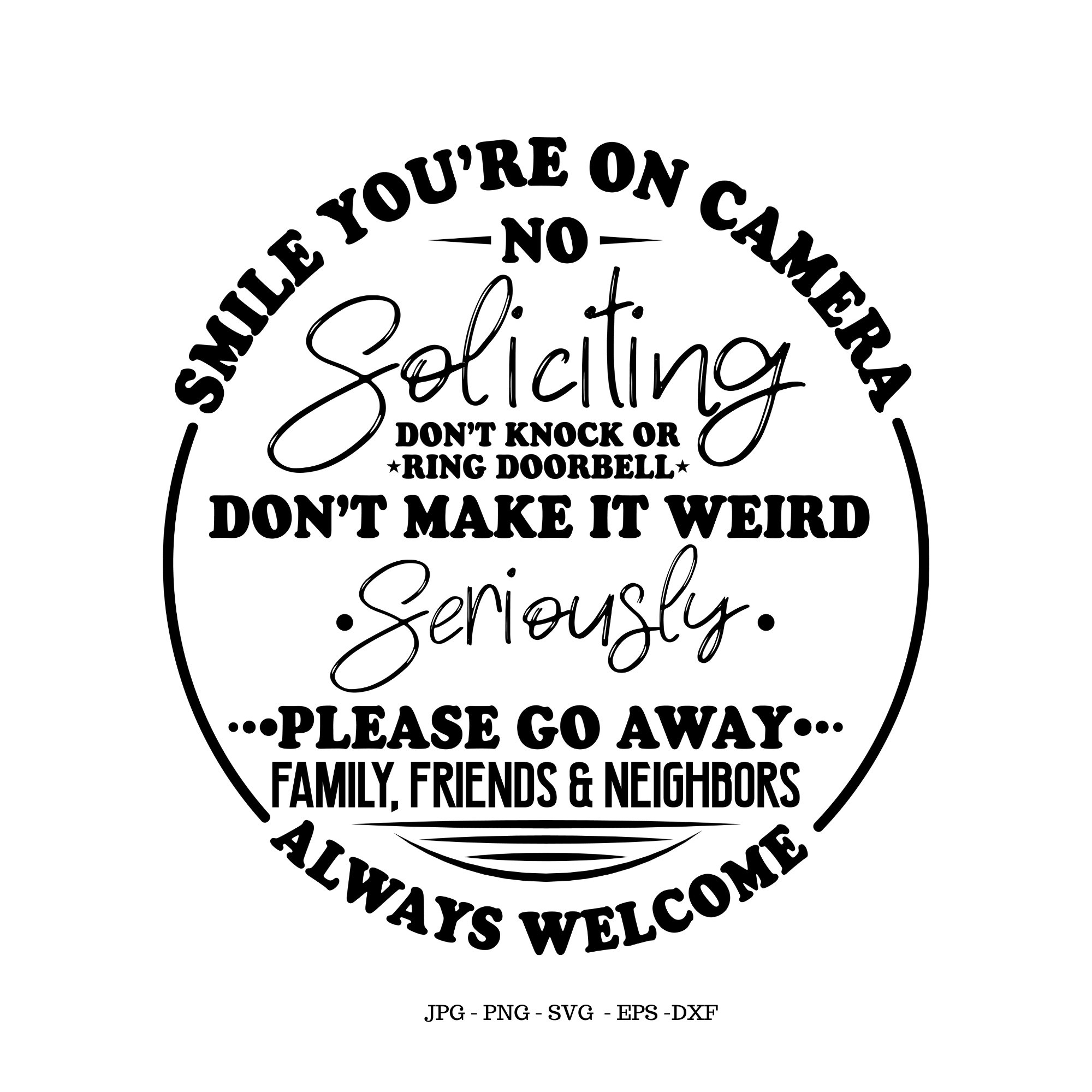 No Soliciting Sign, Funny No Soliciting, Outdoor Decor, Porch Sign in Free Printable Funny No Soliciting Sign Printable