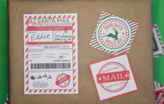 North Pole Shipping Labels – Free Printable – That'S What {Che inside Free Printable Santa Shipping Label